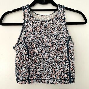 Sweaty Betty Power Patterned Crop Tank Top